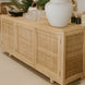 MYRA RATTAN & SUNGKAI TIMBER BUFFET WITH ROUNDED FEET