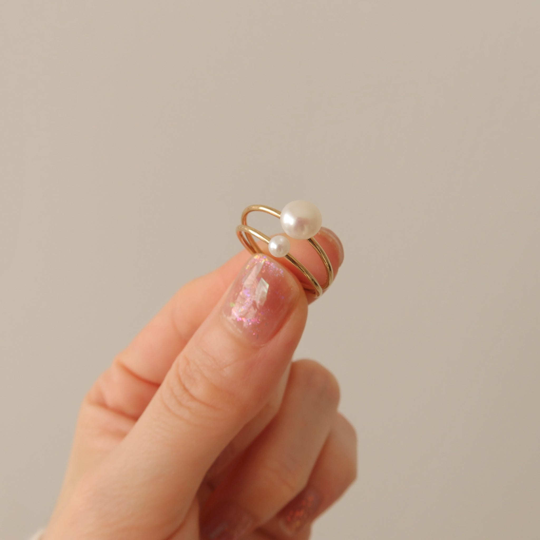 3mm Pearl Rings