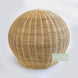 NATURAL RATTAN ROUND PENDANT