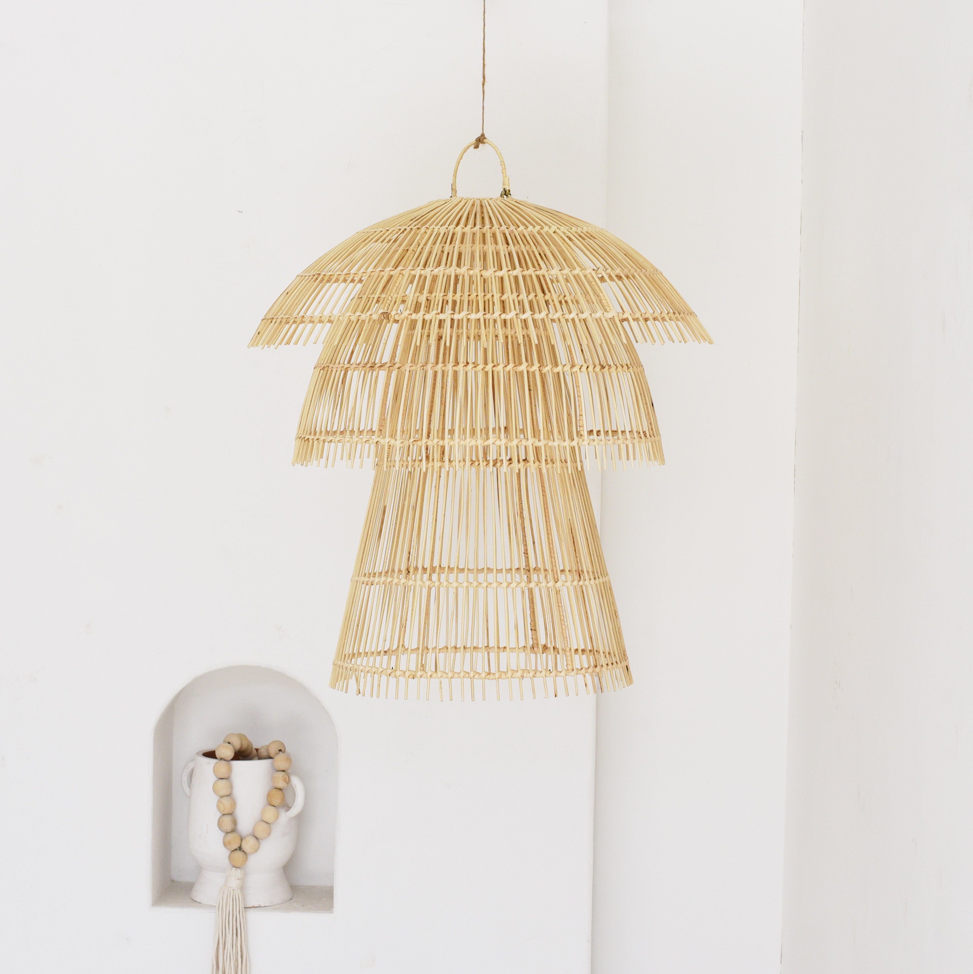 Cane Frill Light Shade