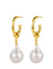 Baroque Pearl Earrings with 2 Wearing Ways E0696