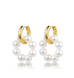 Garland Shell Pearls Earrings E0710