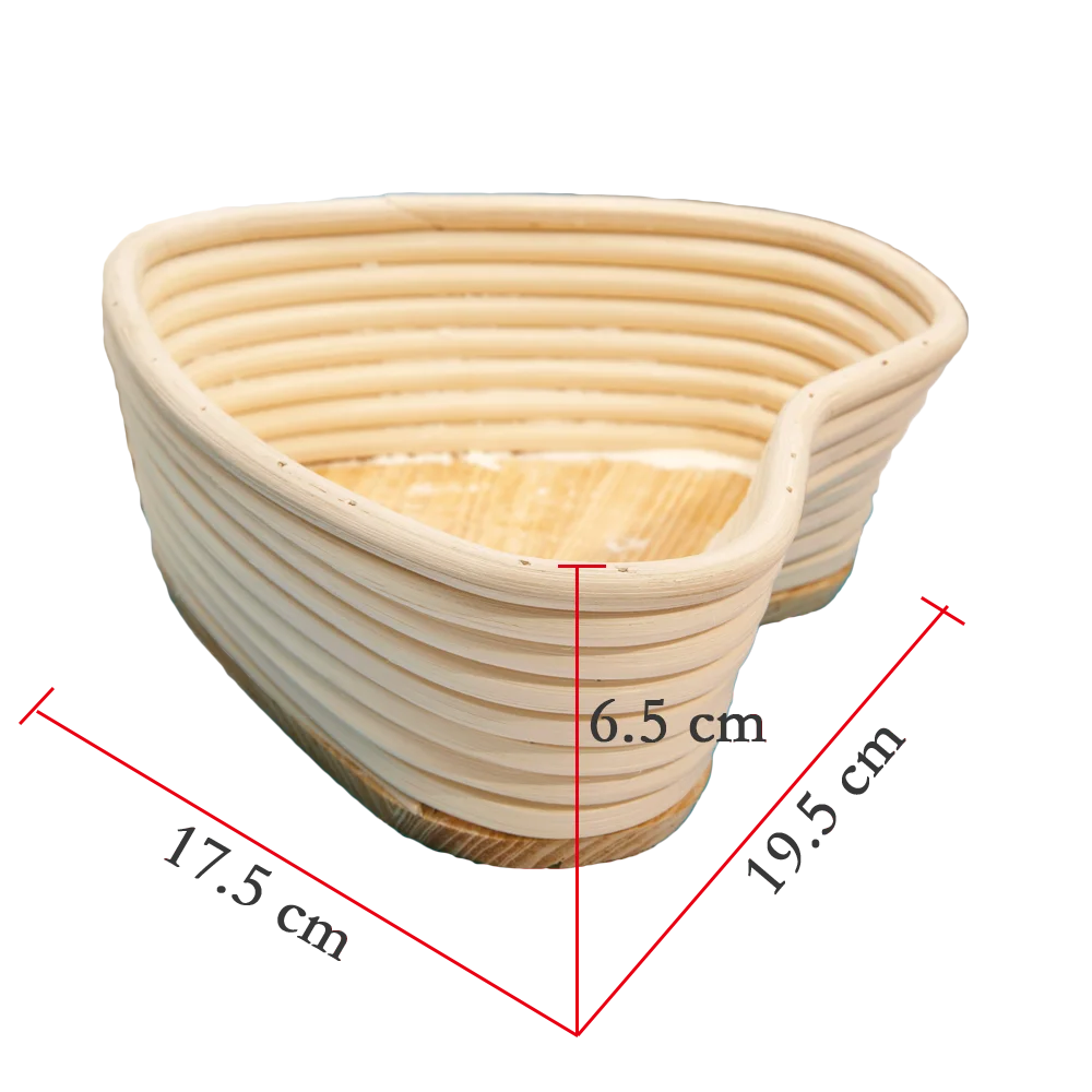 RM - Heart Shape Proofing Basket