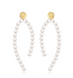 Long Natural Pearl Earrings (single) E0701