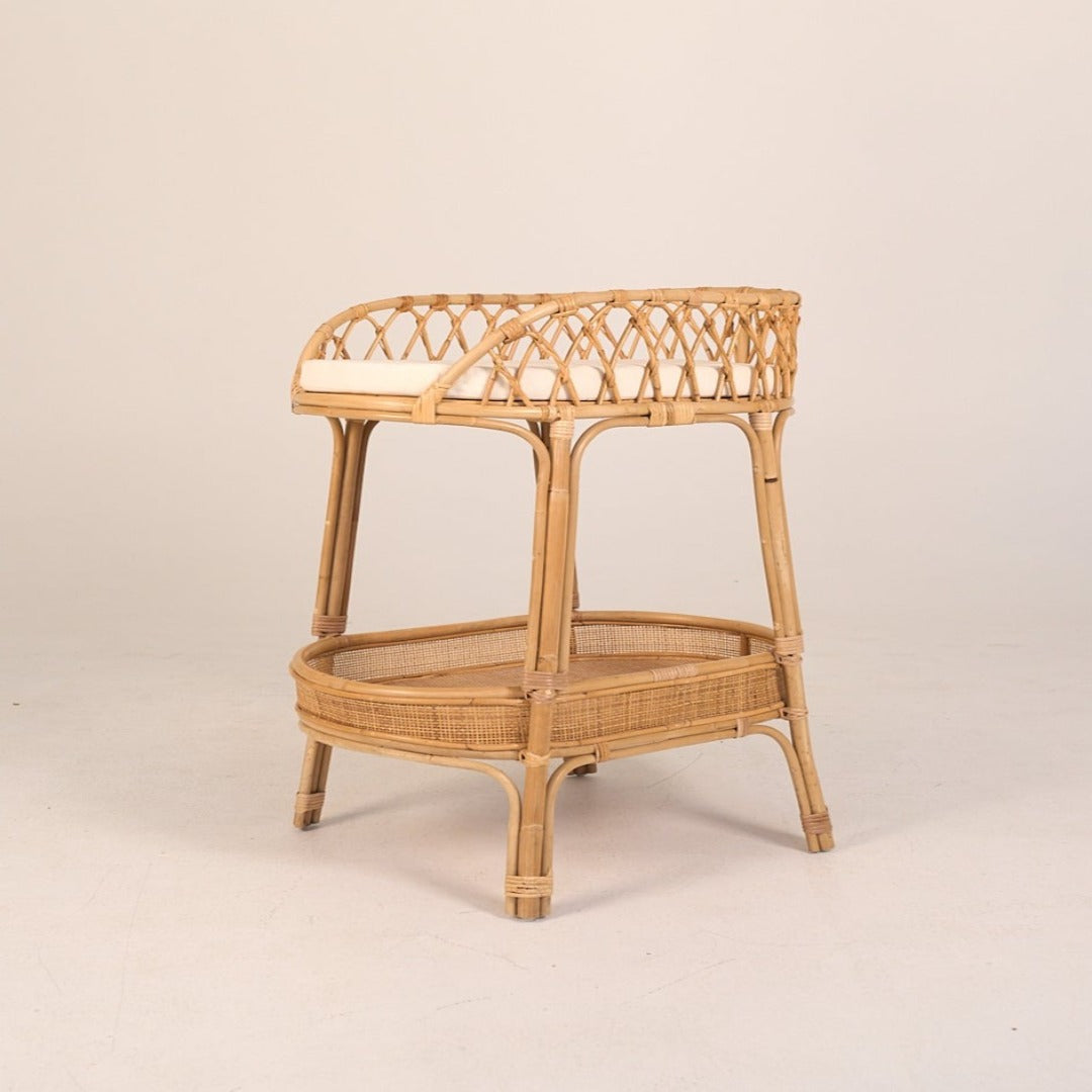 Natura Odell Rattan Baby Changing Table