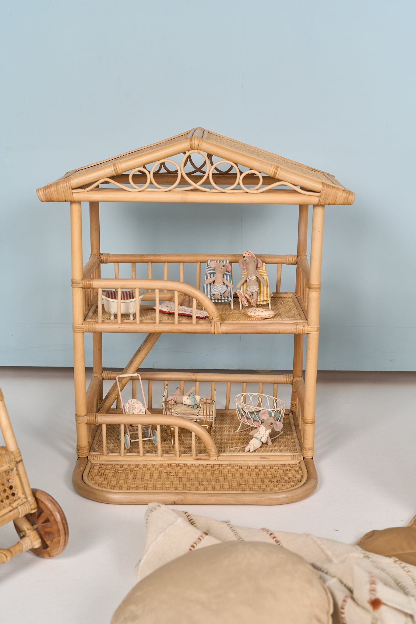 Natura Elara Rattan Doll House