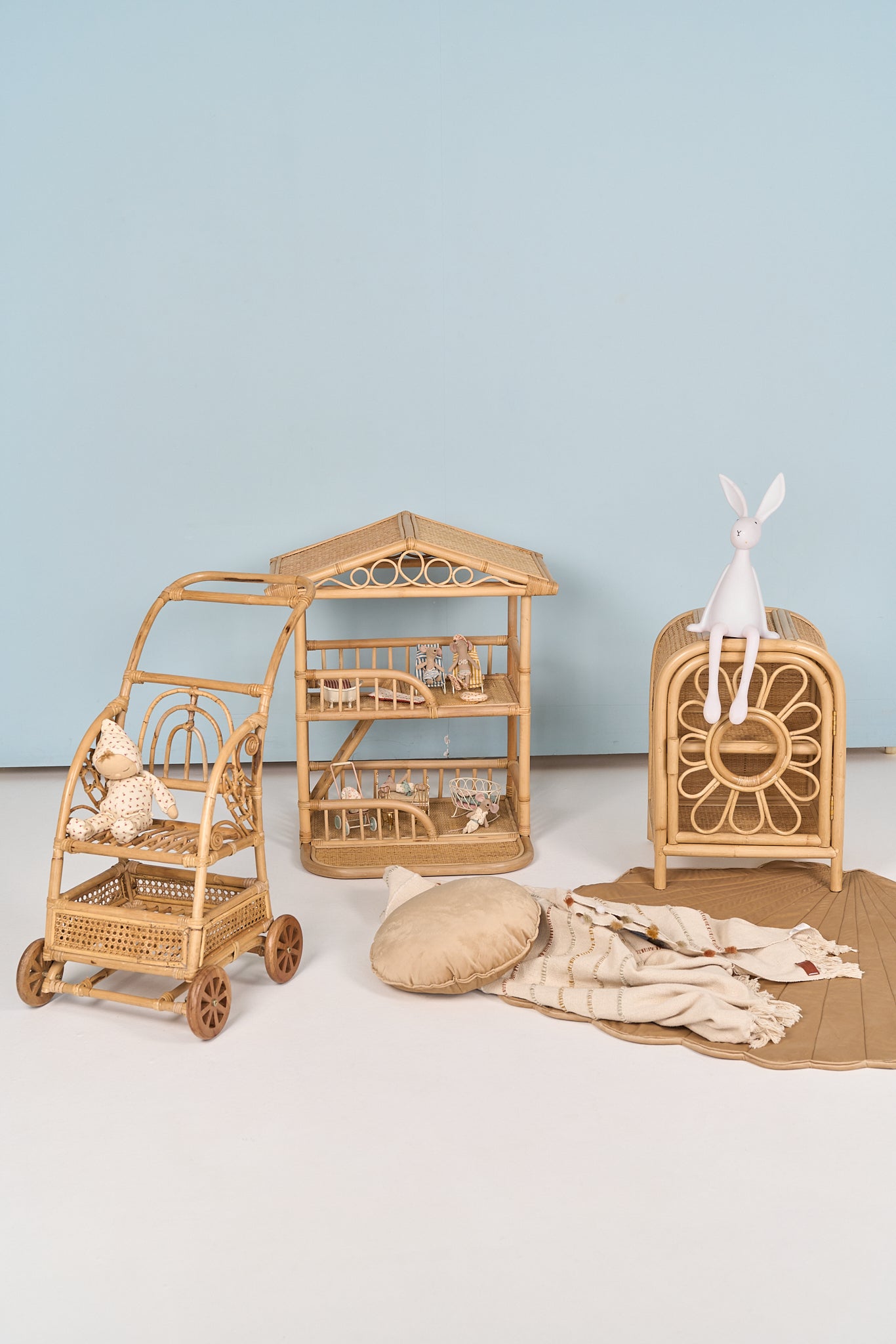 Natura Elara Rattan Doll House