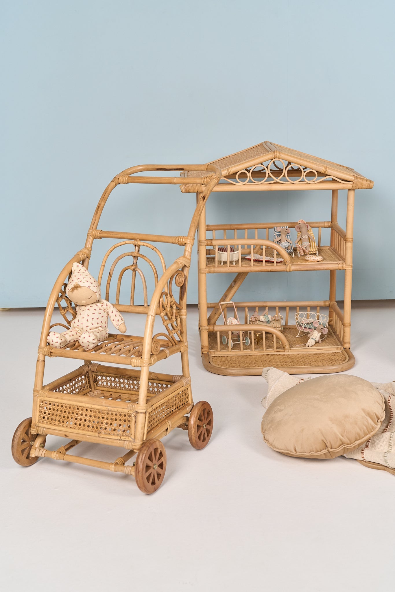 Natura Elara Rattan Doll House