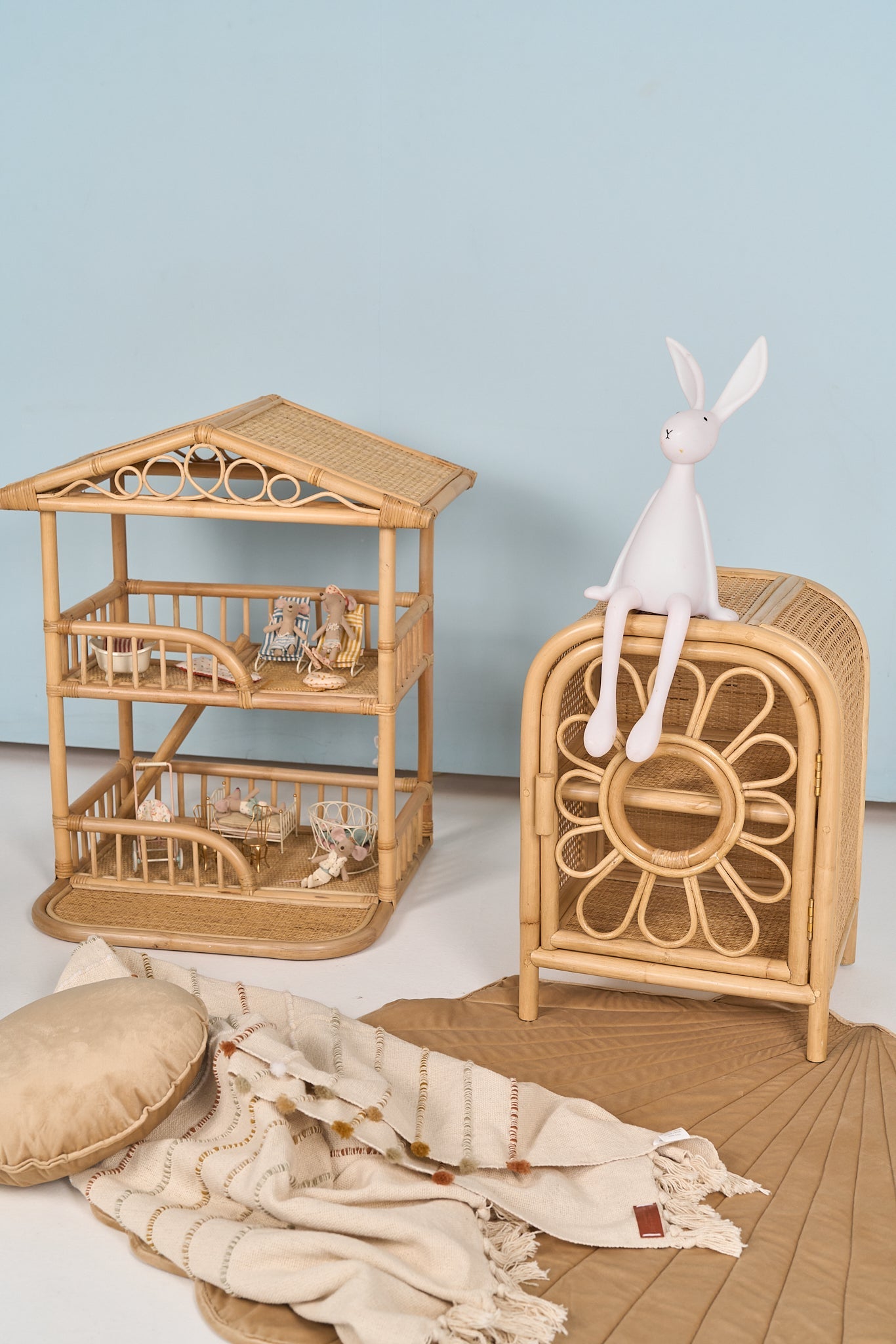 Natura Elara Rattan Doll House