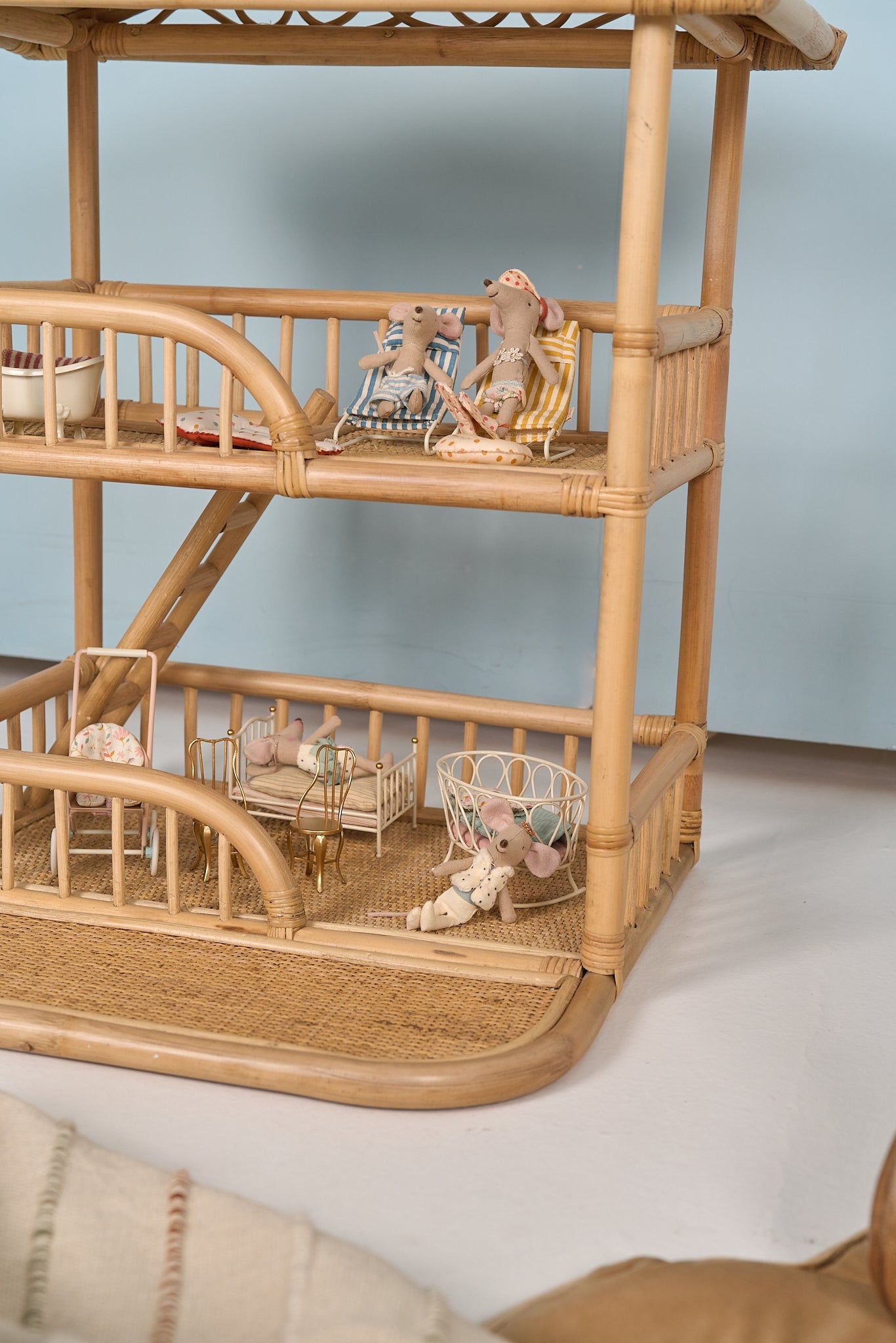 Natura Elara Rattan Doll House