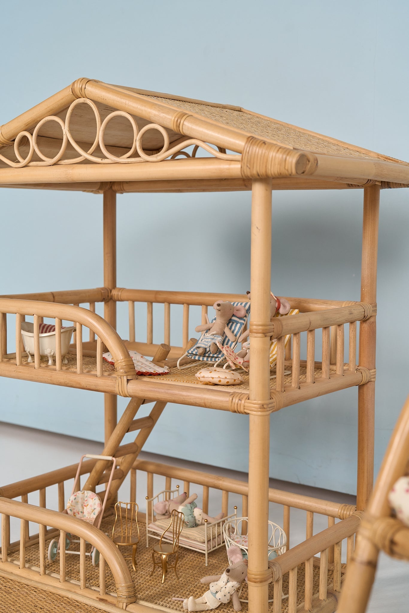 Natura Elara Rattan Doll House