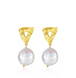 Natural Baroque Pearls Earrings E0609