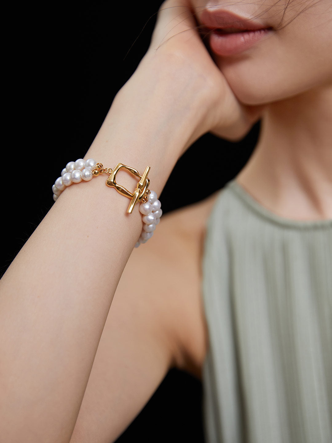 Pearl Double Bracelet SL0060