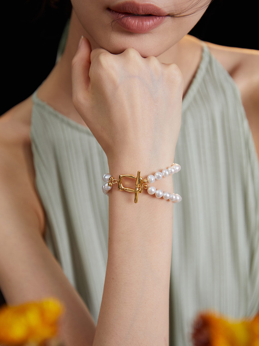 Pearl Double Bracelet SL0060