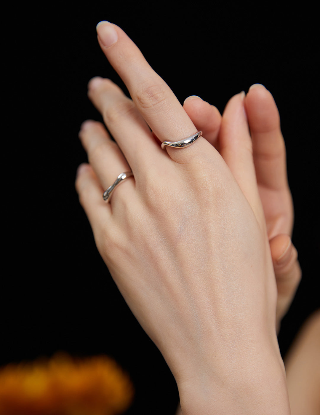 Sterling Silver Dainty Ring J0062