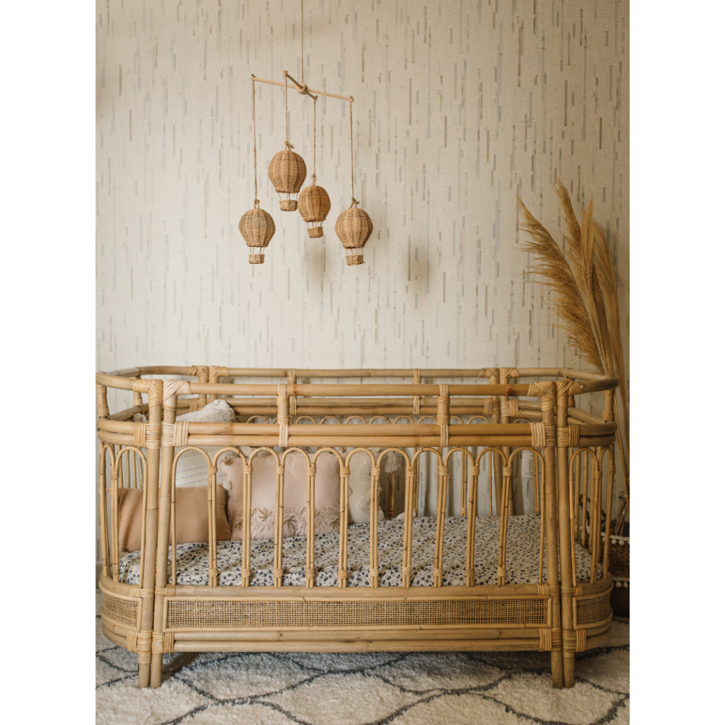 Natura Arya Rattan Baby Cot