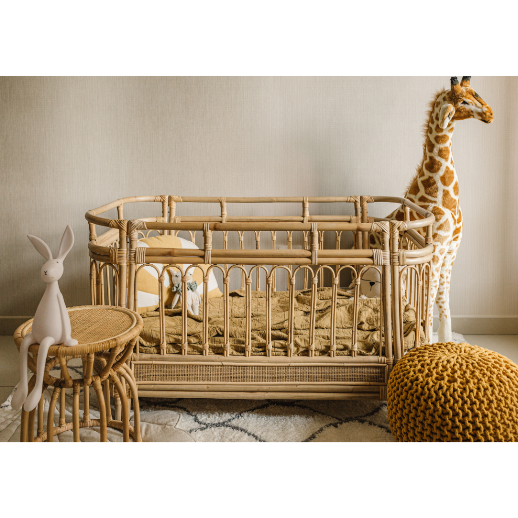 Natura Arya Rattan Baby Cot