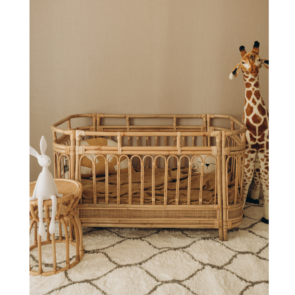 Natura Arya Rattan Baby Cot