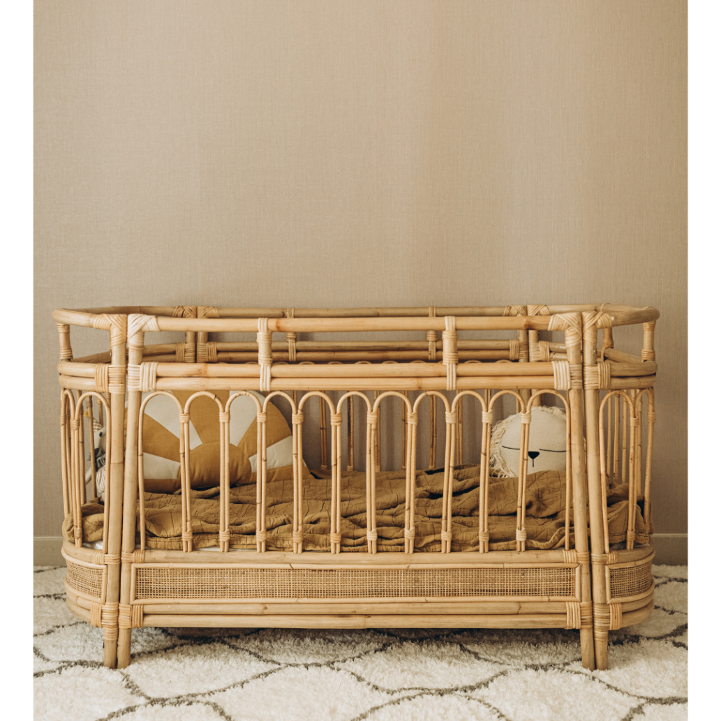 Natura Arya Rattan Baby Cot