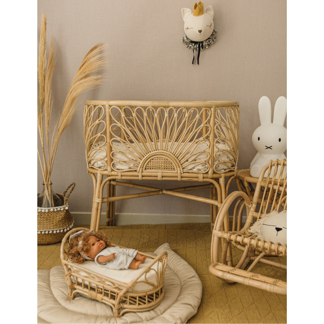 Natura Beverly Rattan Doll Bed