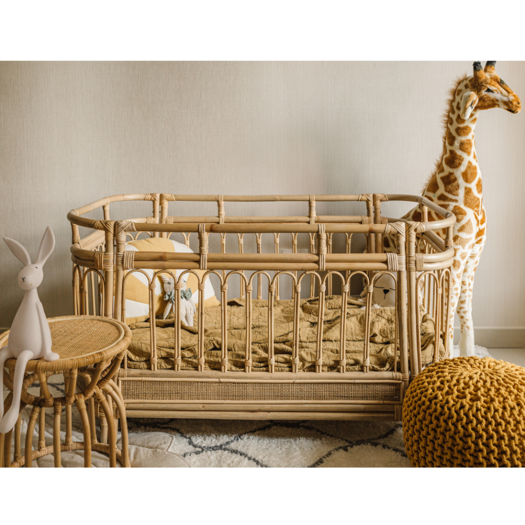 Natura Arya Rattan Baby Cot