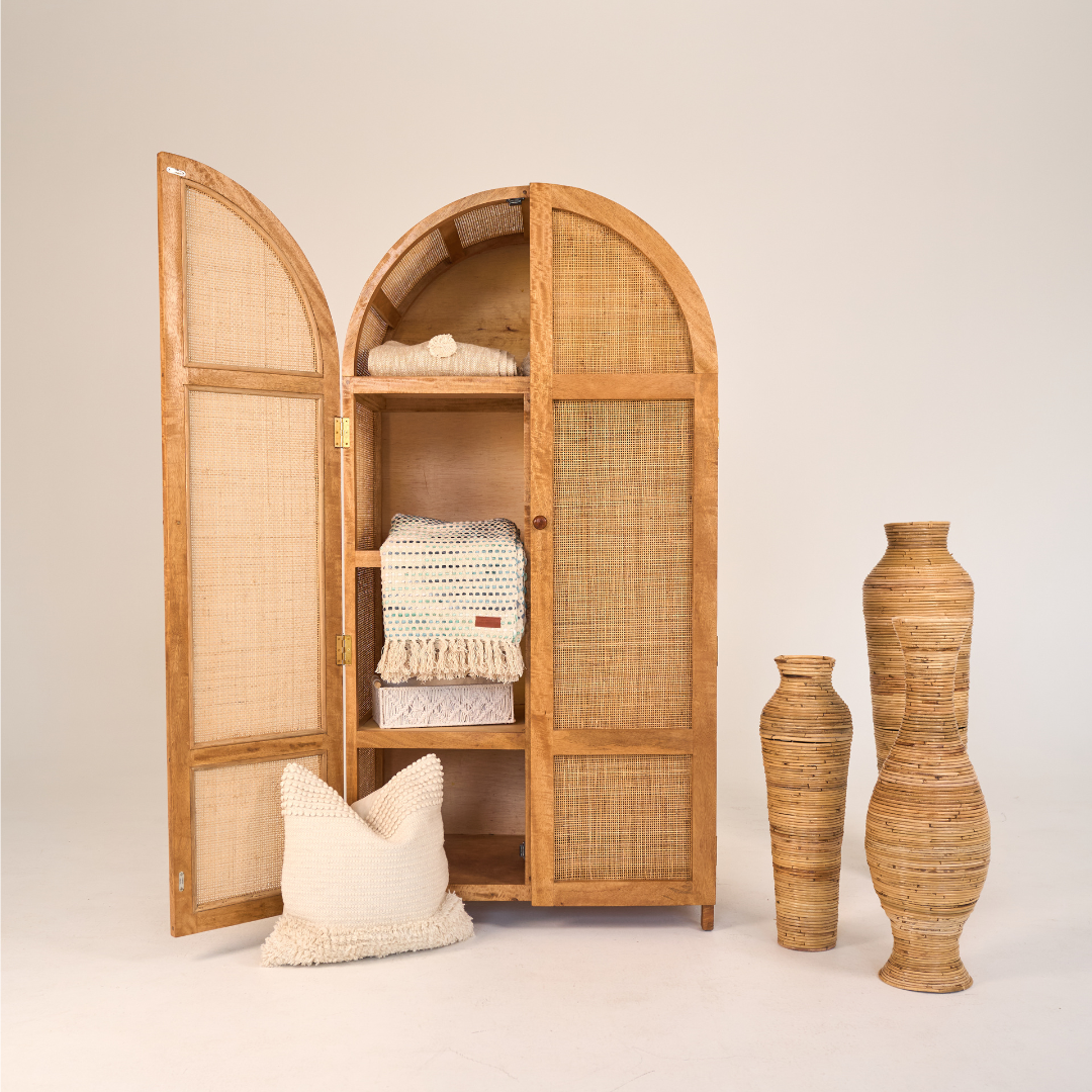 Natura Nova Decorative Rattan Vases