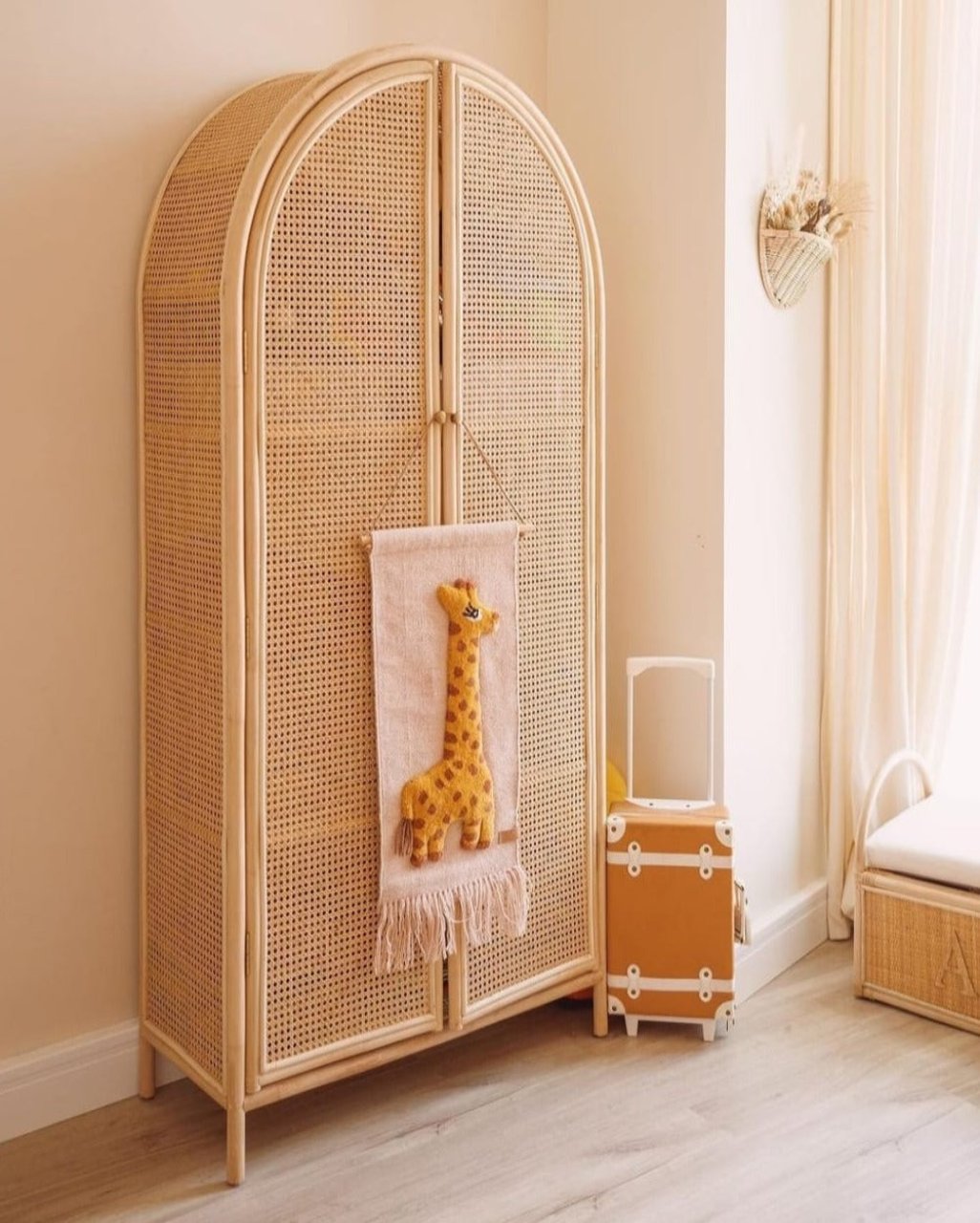 Natura Ayah Rattan Wardrobe