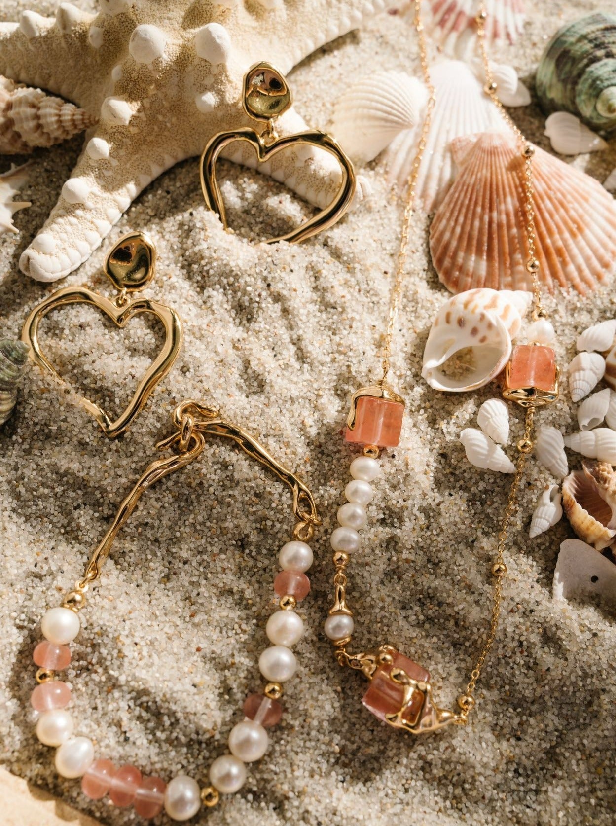 Summer Beach Sets (Bracelet + Necklace + Earrings)